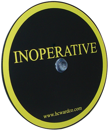 AIRCRAFT INSTRUMENT COVER/INOP