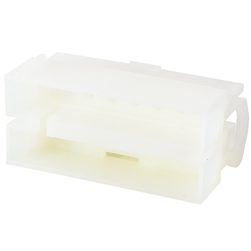 Mate-N-Lok Motor Mount Pin Housing | 16-Position, 2-Row, Nylon, Free-Hanging