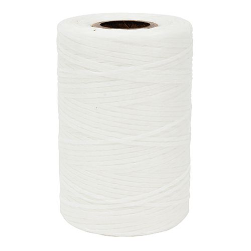 101-2 Nylon Lacing Tape | White, Waxed, 250yd, A-A-52080