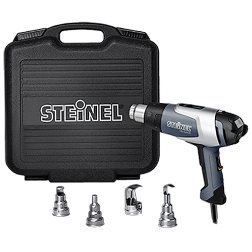 ELECTRONICS KIT/Includes: HG2320E heat gun, 9 mm reflector nozzle, 14 mm reflector nozzle, 39 mm reflector nozzle, 9 mm reduction nozzle, catalog and heavy duty carrying case.