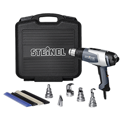 MULTI PURPOSE KIT/Includes: HL2020E heat gun, 9 mm reflector nozzle, 14 mm reflector nozzle, 39 mm reflector nozzle, 9 mm reduction nozzle, welding nozzle, welding rod assortment, plastic welding booklet, catalog and heavy duty carrying case.