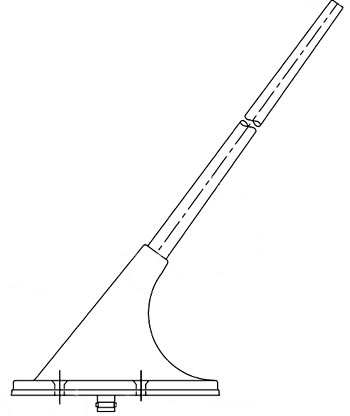AT-695 ANTENNA 138-174 MHZ/17PASSIVE WHIP