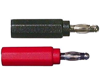 4MM SAFETY PLUG ADAPTER/BLACK