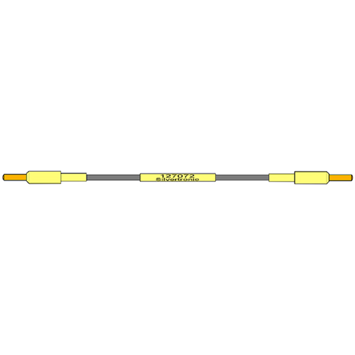 Avionic Jumper Lead | Pin Size 12, 150mm, Yellow