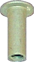 RIV NUT/Aluminum, keyless, 6/32