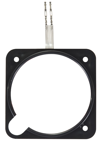 UMA Instrument Light | 3-1/8 in, Red Lighting, Knob Cut Out