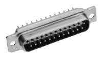 44-Pin D-Sub Connector | Male, 3-Row