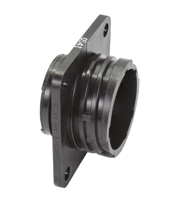 CIRCULAR CONNECTOR/Male, 28 position, CPC series, panel mount, flange #2, straight angle, threaded