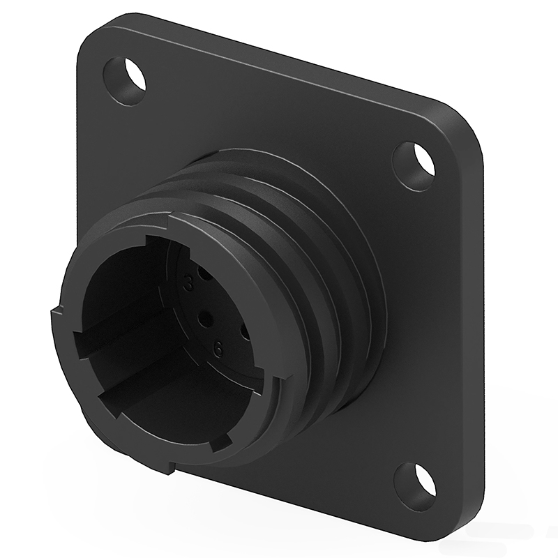 Series 2 CPC Connector Receptacle | Size 11 Shell, 8-Position, Panel Mounting, Thermoplastic