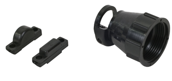 CIRCULAR CONNECTOR/Cable clamp #17, straight angle