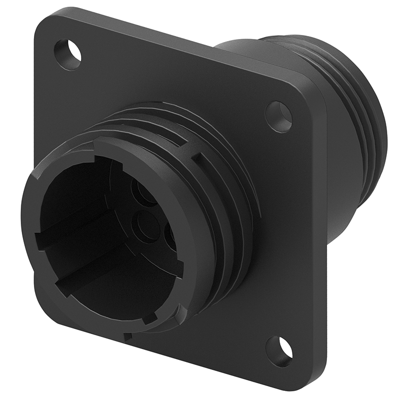 Series 1 CPC Connector Receptacle | Size 13 Shell, 9-Position, Panel Mount, Thermoplastic Housing