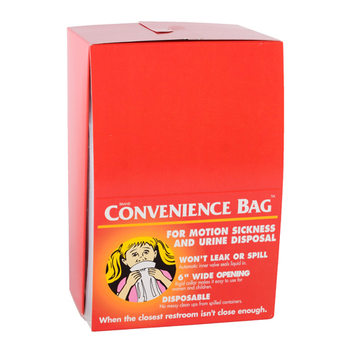 36 MOTION SICKNESS/URINE BAGS