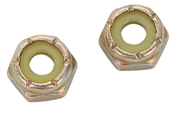 SELF LOCK NUT/Nylon, Steel, Cadmium plated, 6/32