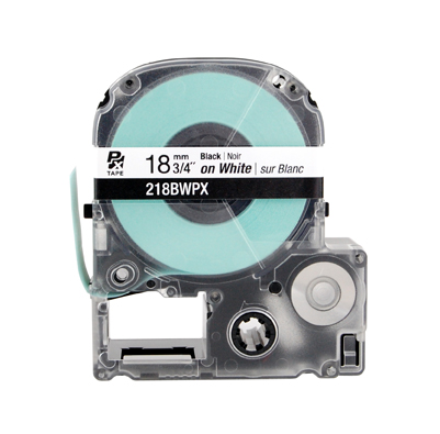 LABELWORKS PX Labeling Tape Cartridge | Black on White, 3/4in x 30ft