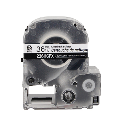 EPSON LABEL WORKS PX CLEANING CARTRIDGE/1 1/2 x 13', 36MM, 100 uses. For use with LW-PX900 and older models.