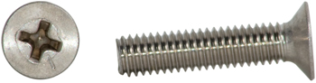 PHILLIPS FLAT HEAD SCREW/Stainless steel, 10-32, 7/8