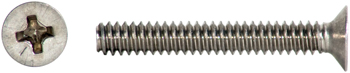 PHILLIPS FLAT HEAD SCREW/Stainless steel, 6-32, 1