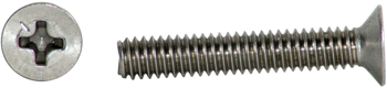 PHILLIPS FLAT HEAD SCREW/Stainless steel, 8-32, 1