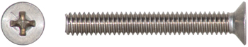PHILLIPS FLAT HEAD SCREW/Stainless steel, 8-32, 1-1/4