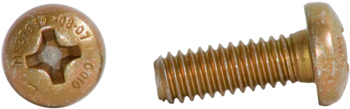 PHILLIPS PAN HEAD SCREW/Cadmium, 8-32, 15/32