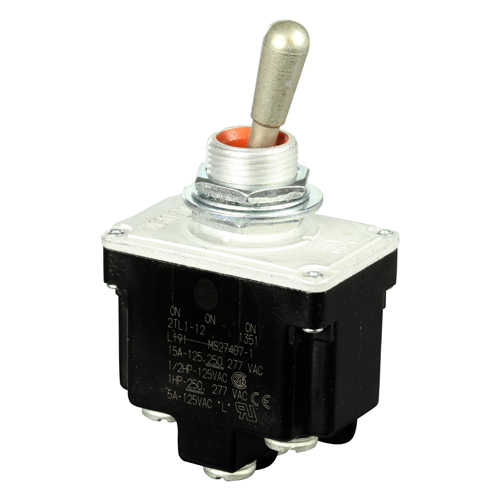 TL Series Micro Toggle Switch | DPDT, ON-ON-ON