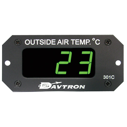 M301 Digital Outside Air Temperature Gauge | Celsius, Green LED, 3-Pin Remote Probe
