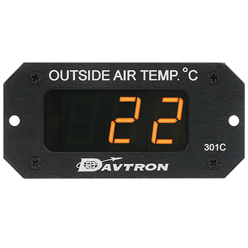 M301 Digital Outside Air Temperature Gauge | Celsius, Orange LED, 3-Pin Remote Probe