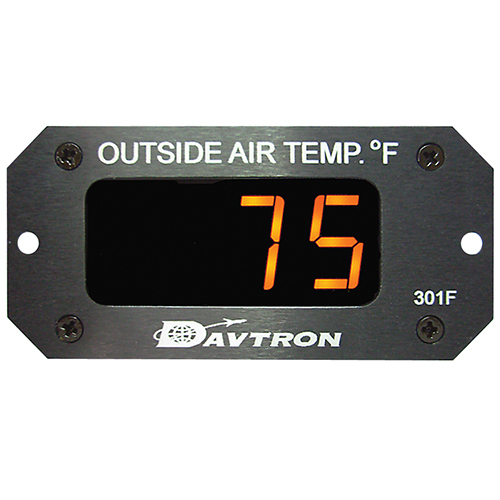 M301 Digital Outside Air Temperature Gauge | Fahrenheit, Orange LED, 3-Pin Remote Probe