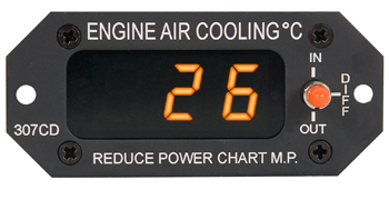 M307CD Differential Intercooler O.A.T Gauge | Celsius