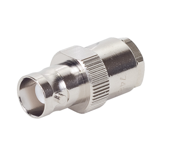 RF CONNECTOR/BNC female straight clamp jack for use with UG-89/U, RG-58, RG-142, RG-400, RG-188, 50 Ohm