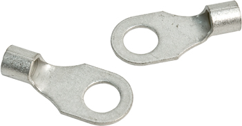 RING TERMINAL/12.7 mm stud/tab size, crimp, not insulated, tin plating, copper material, 7.52 mm maximum bundle diameter. 327 series. For use with 4 gauge wire.