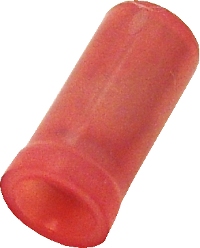 END SPLICE/Female, insulated, red, tin plating, copper mater - 328307