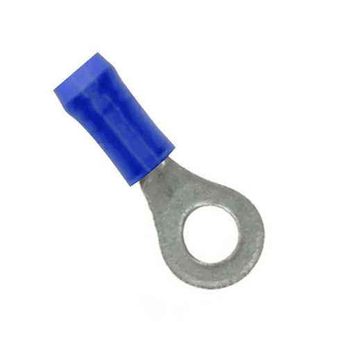 PIDG Ring Terminal Connector | 16-14AWG, Blue, #1/2 Stud