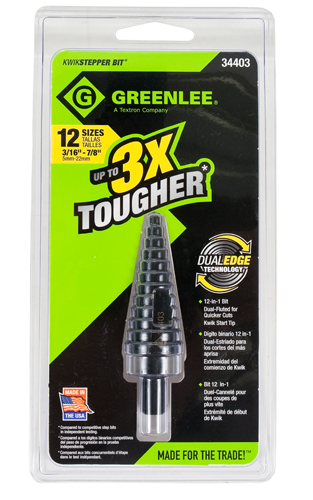 KWIK STEPPER DRILL BIT