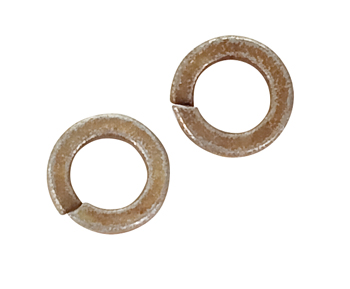 LOCKWASHER/Helical split, Steel, Cadmium plated, #10