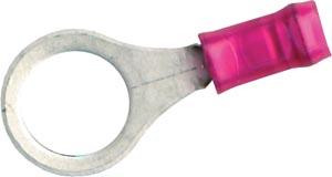 RING TERMINAL/#6 stud/tab size. PIDG series. For use with 22 - 36150