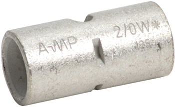 BUTT SPLICE/For use with 2/0 gauge wire.