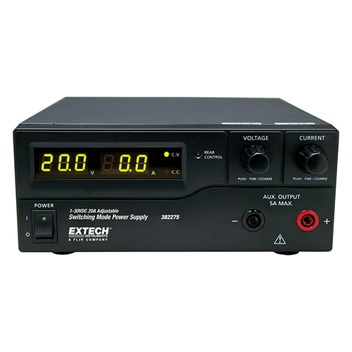 Extech 382275 DC Power Supply | 120V, 600W Switching Mode