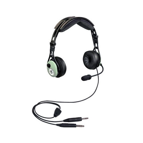 DC PRO-2 Aviation Headset | Dual Ear, Dual Plug, Passive