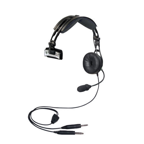 DC PRO-2 Aviation Headset | Single Ear, Dual Plug, Passive