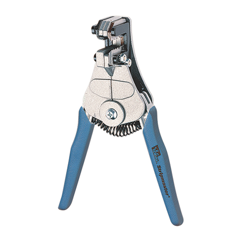 STRIPMASTER WIRE STRIPPER/10-22 AWG. Knife-type blades. Strips wire up to 7/8 in.