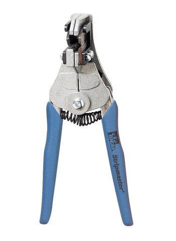 STRIPMASTER LITE WIRE STRIPPER/24-30 AWG. Knife-type blade. Strips wire up to 7/8. Wire gripper holds wire centered in hole.
