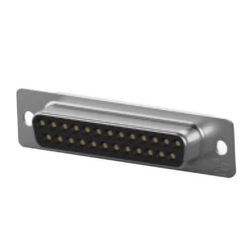 D Connector | 25 Position, Male, Solder