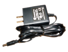 UNIVERSAL AC ADAPTER/100 - 240 VAC, Output: 12 VDC at >600 mA.