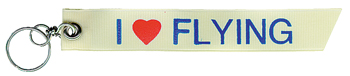 KEY CHAIN/I LOVE FLYING