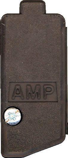 CABLE CLAMP/D connector, 9 position, size 1, 2 entry, thermoplastic material, 6.3 mm cable diameter. ROHS compliant.