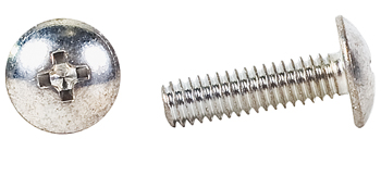PHILLIPS TRUSSHEAD SCREW/Carbon steel, 6-32, 3/8