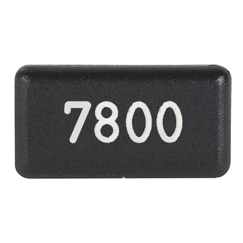 Horizontal Legend Cap | 7800