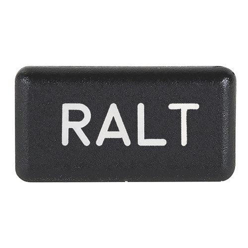 Horizontal Legend Cap | RALT