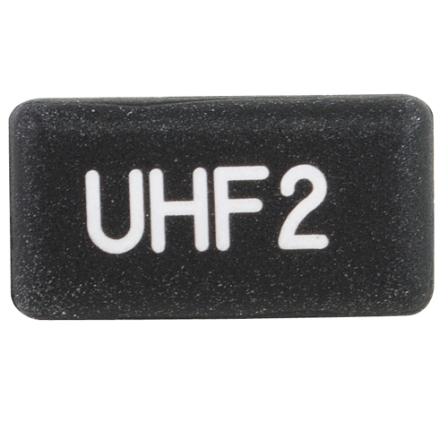 Horizontal Legend Cap | UHF2